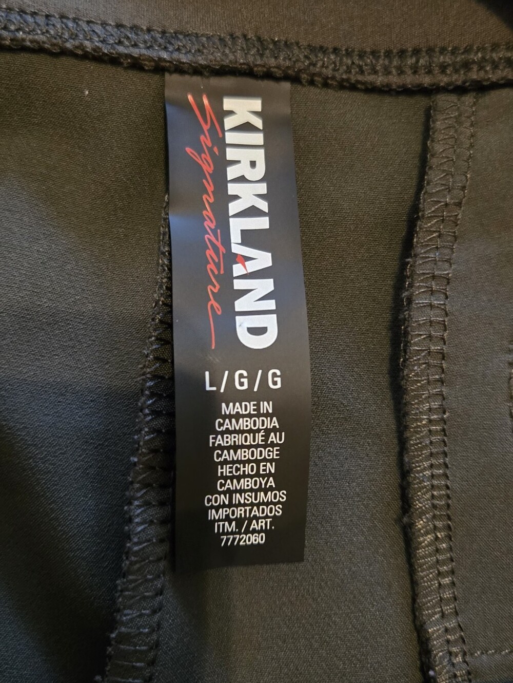 Kirkland Signature Womens Dark Green Pull On Pants Large - Picture 4 of 7